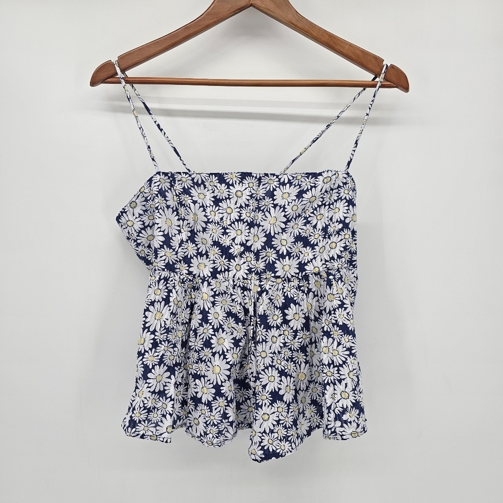 Free People Mia Printed Tank Bellweather Combo Womens Size Large New - Picture 2 of 7
